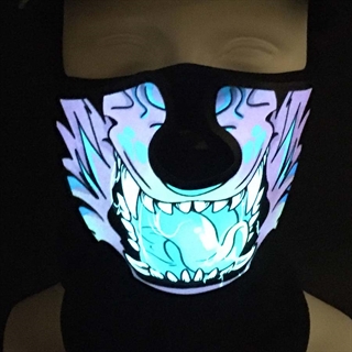 LED musik aktiveret fest maske